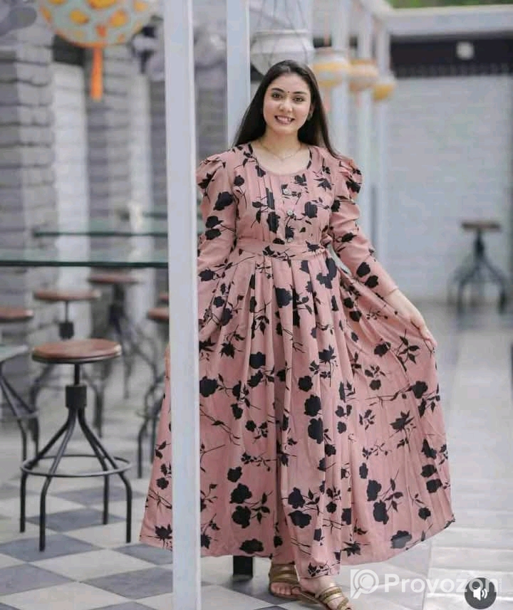 রেডিমেড গাউন ওয়ান পিস বিক্রি করা হবে।