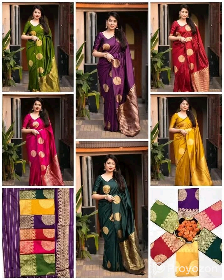 Silk Sharee with Blouse Piece .