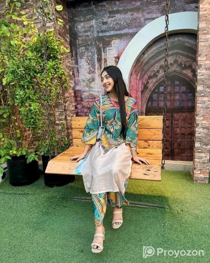 Digital Print Three Piece sell kora hbe.