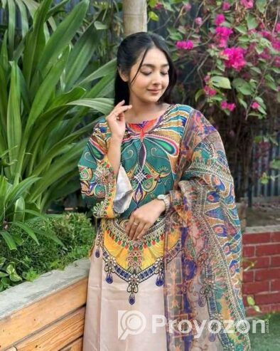 Digital Print Three Piece sell kora hbe.