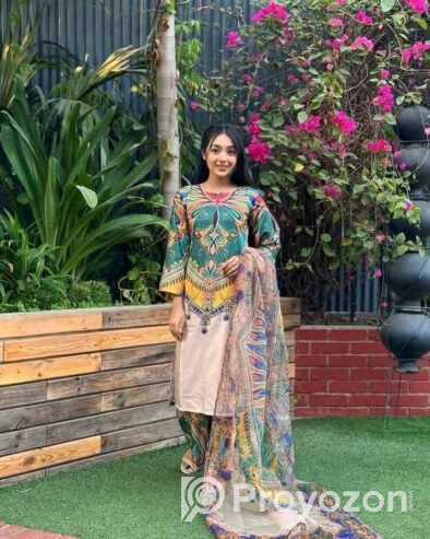 Digital Print Three Piece sell kora hbe.