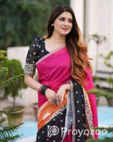Digital Print Sharee with Blouse