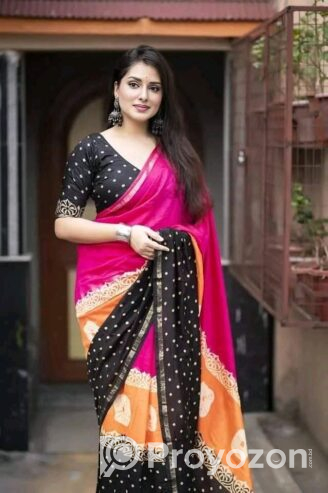 Digital Print Sharee with Blouse