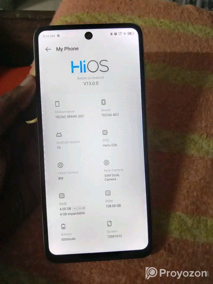 Tecno Spark C20 বিক্রি করা হবে