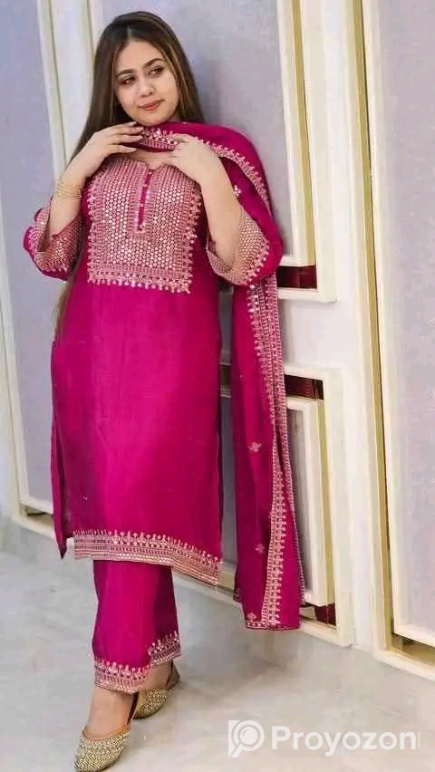 রেডিমেড থ্রি পিস বিক্রি হবে