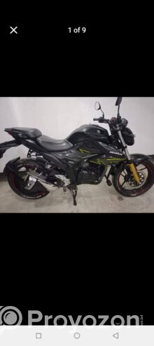 Suzuki gixxer fi disk 155cc /2023. Black/