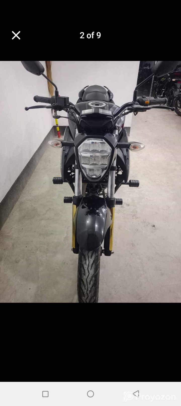 Suzuki gixxer fi disk 155cc /2023. Black/