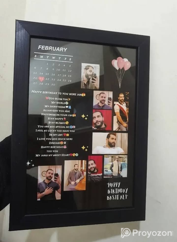 Customize photo frame