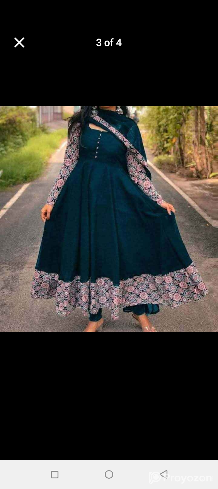 গ্রাউন (3pis) বডি সাইজ : ৩৮/৪২/৪৪