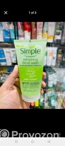 Simple refreshing Face Wash স্কিনের জন্য পারফেক্ট।