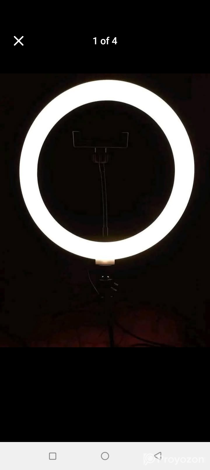 RING FILL Light+Stand Full setup