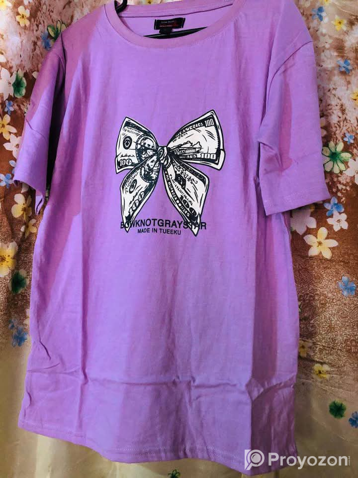 অনলাইন ডিজাইন ড্রপ সোল্ডার টি- শার্ট।