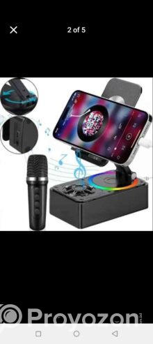 K98 Rotating Foldable Stand with Bluetooth Speake