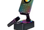 K98 Rotating Foldable Stand with Bluetooth Speake