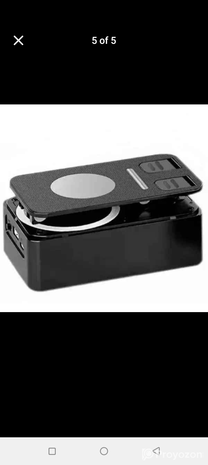 K98 Rotating Foldable Stand with Bluetooth Speake