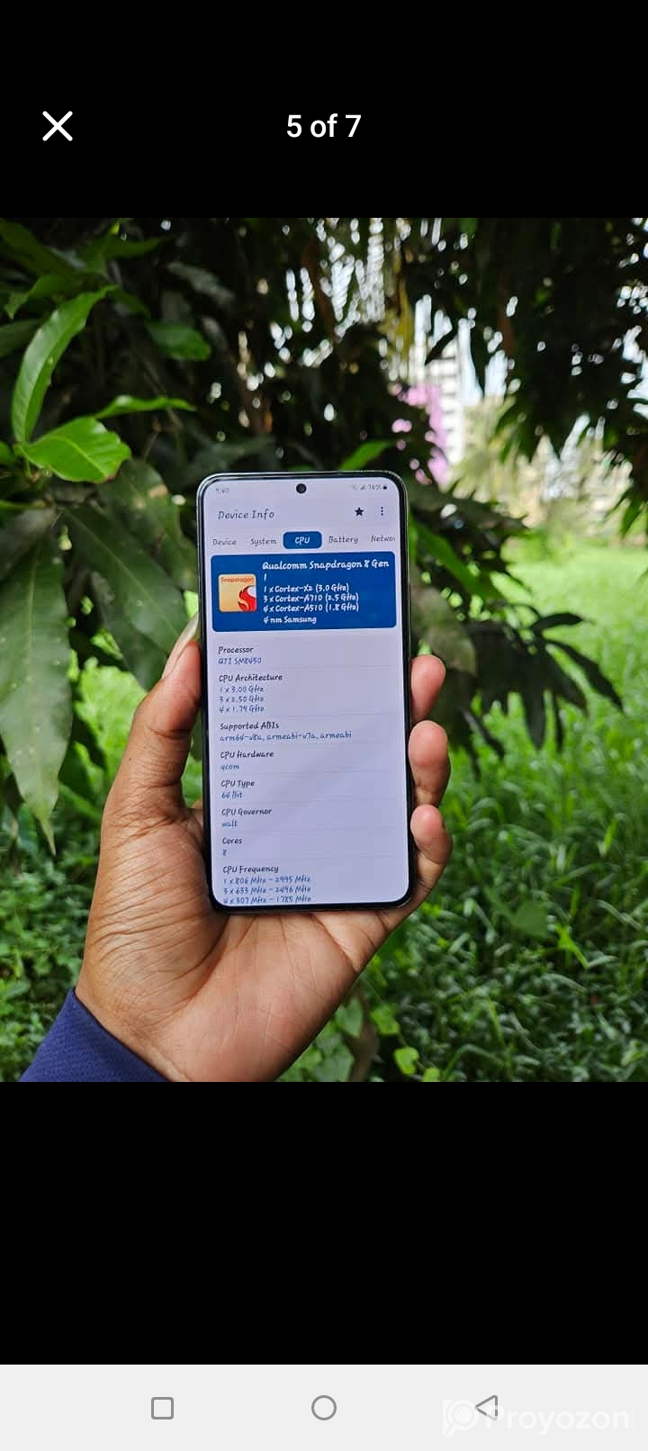 Samsung S22. (U.S variant)