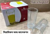 ৬ পিছ কাচের গ্লাস