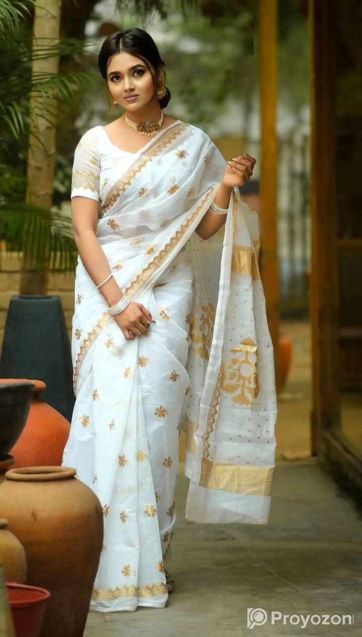 Print Sharee with Blouse