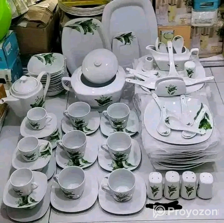 ডিনার সেট বিক্রি করা হবে