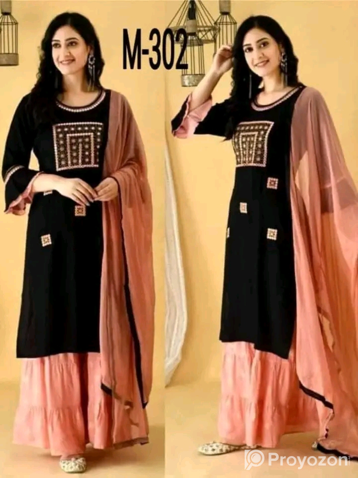 থ্রি পিস ৩ সেট ড্রেস এক সঙ্গে নিলে ১০০ টাকা ছাড়