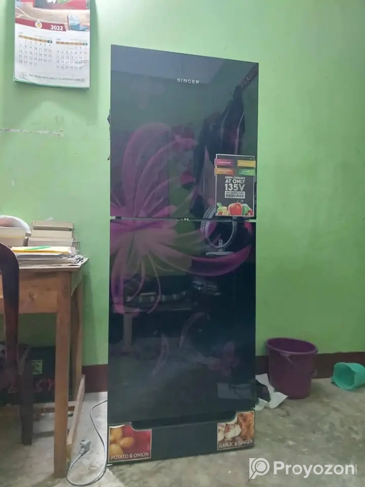রানিং সিংগার ফ্রিজটি বিক্রি হবে ২৩০ লিটার