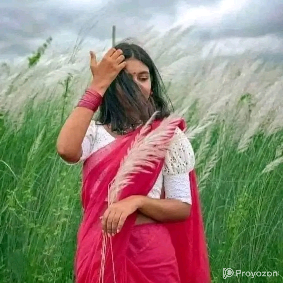 হাল্ফসিল্ক এক কালার শাড়ী বিক্রি করা হবে