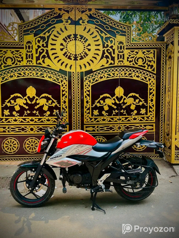 Suzuki Gixxar Sf Fi Abs v4 Orange silver for sell