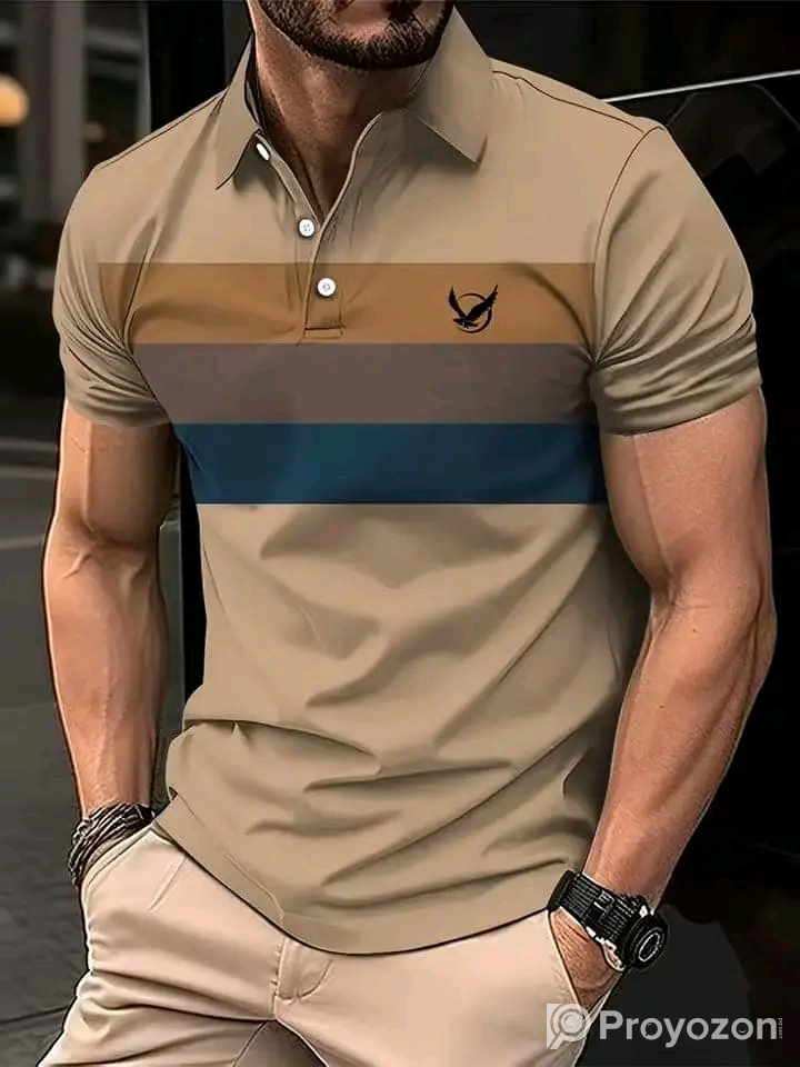 Men’s Long Sleeve Stripe Print Shirt for sell