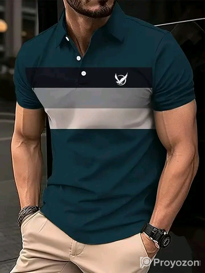 Men’s Long Sleeve Stripe Print Shirt for sell