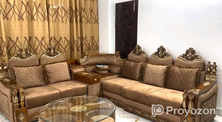 ১৬০০ স্কয়ার ফিটের লাক্সারিয়াস ফ্ল্যাট ফার্ণিচার