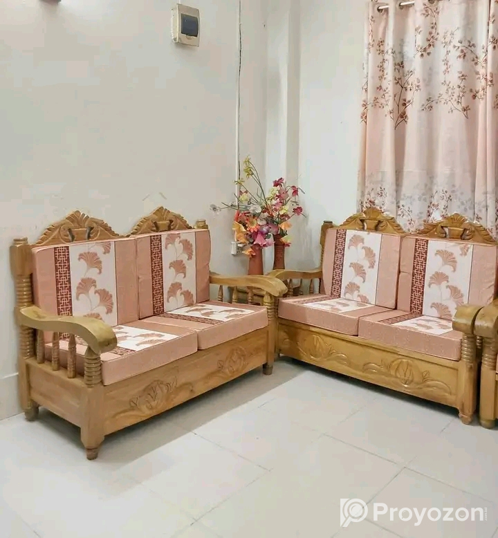 আকাশি কাঠের সোফা সেট বিক্রি করা হবে