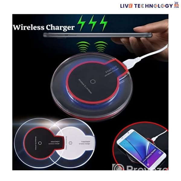Wireless mobile charger QI Blue Light Crysta. For sell