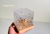 Glass Glow Cube Lamp . For sell