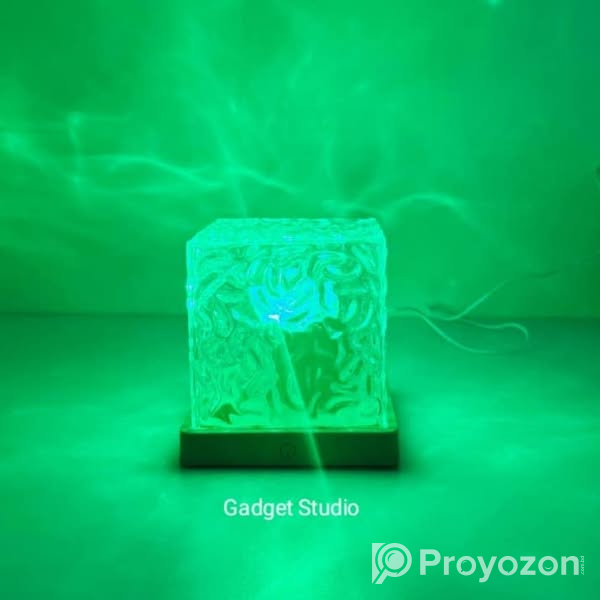 Glass Glow Cube Lamp . For sell