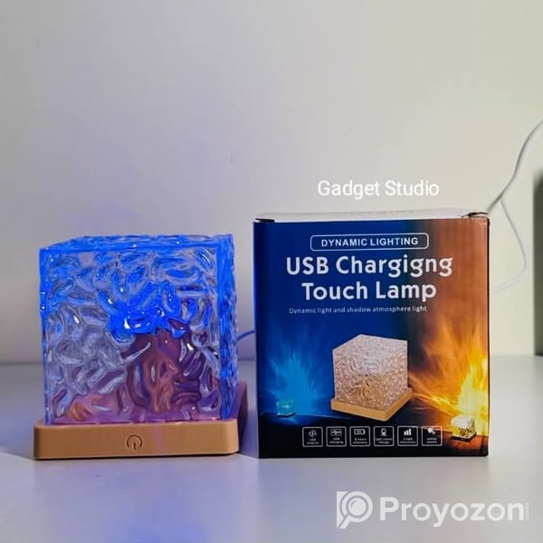 Glass Glow Cube Lamp . For sell