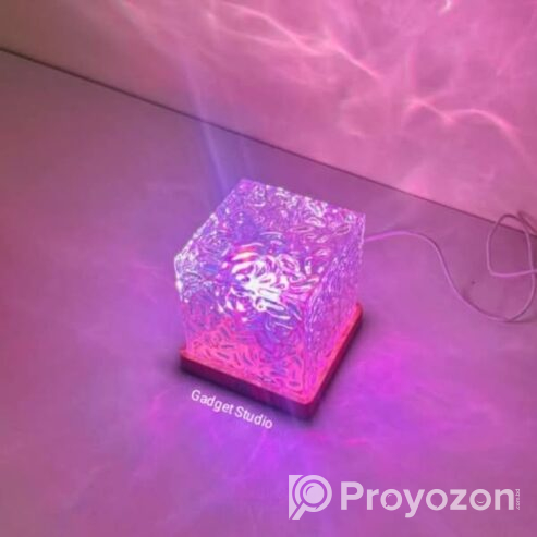 Glass Glow Cube Lamp . For sell