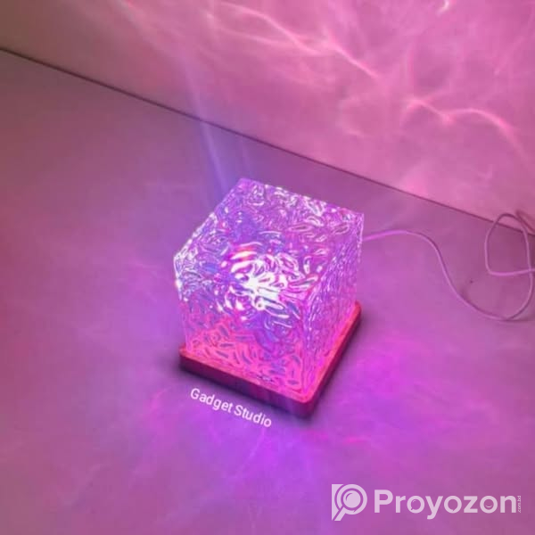 Glass Glow Cube Lamp . For sell