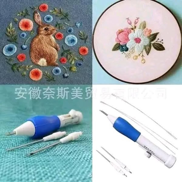 Embroidery Sewing Pen Punch Needle