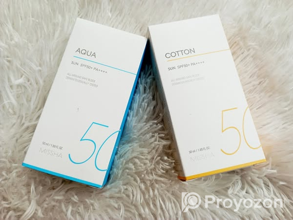 Missha All Around Safe Block Cotton Sunscreen. For sell