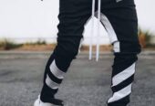 Black Cargo Stripe Sweatpants Joggers . For sell