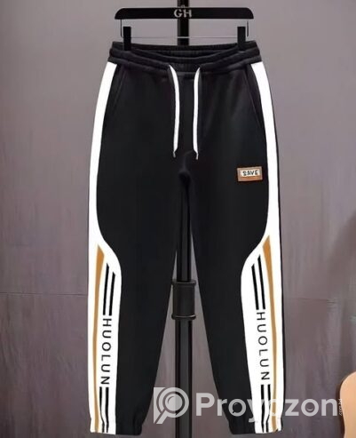 Black Cargo Stripe Sweatpants Joggers . For sell