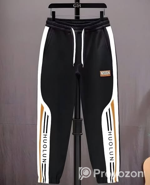 Black Cargo Stripe Sweatpants Joggers . For sell