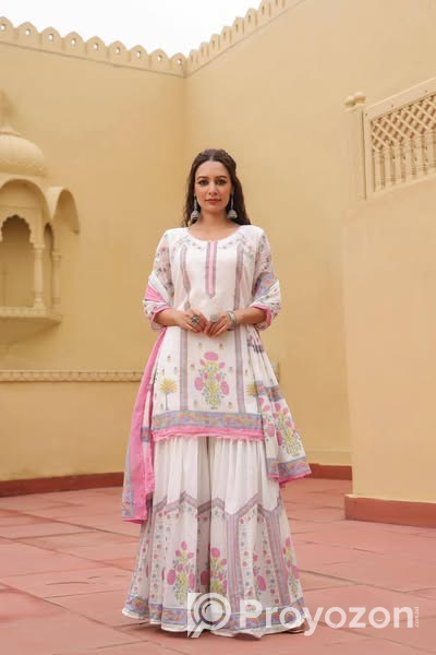 শারারা থ্রিপিস সেট . বিক্রি করা হবে
