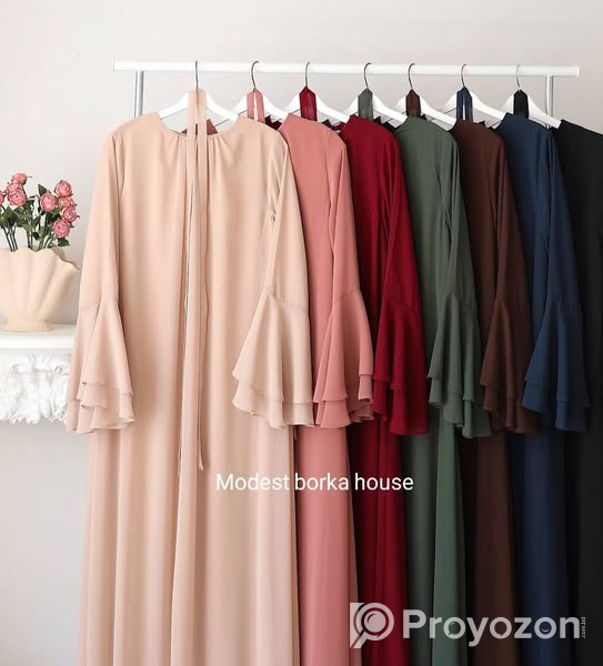 ওয়ান পার্ট কুঁচি আবায়া বিক্রি করা হবে