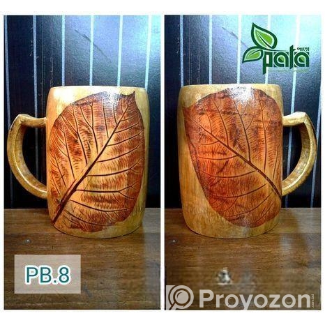 Eco Printed Bamboo Mug