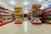 Stock Out Eid Offer On Super Market Display Gondola Rack She