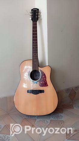 Full size professional acoustic gitar