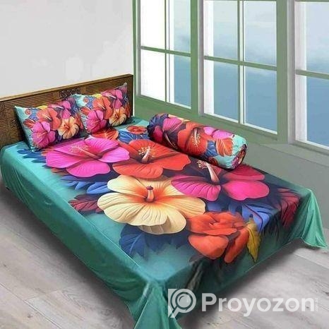 Premium 3D Bedsheet Four Piece Set