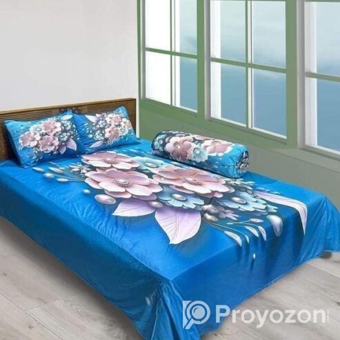 Premium 3D Bedsheet Four Piece Set