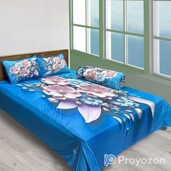 Premium 3D Bedsheet Four Piece Set